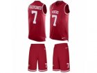 Mens Nike San Francisco 49ers #7 Colin Kaepernick Limited Red Tank Top Suit NFL Jersey