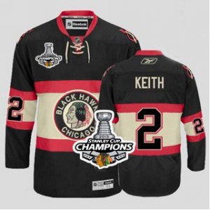 nhl jerseys chicago blackhawks #2 keith black third edition[turco][2013 Stanley cup champions]