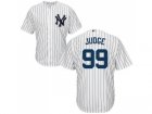 New York Yankees #99 Aaron Judge White Cool Base Stitched MLB Jersey