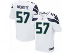Mens Nike Seattle Seahawks #57 Michael Wilhoite Elite White NFL Jersey