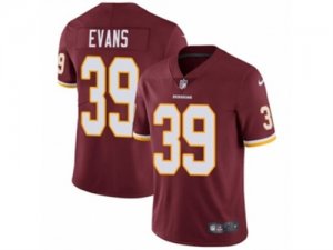 Nike Washington Redskins #39 Josh Evans Burgundy Red Team Color Vapor Untouchable Limited Player NFL Jersey