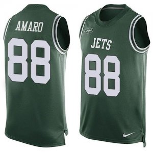 Nike New York Jets #88 Jace Amaro Green Team Color Men Stitched NFL Limited Tank Top Jersey