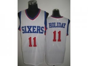 NBA Philadelphia 76ers #11 Jrue Holiday white Jerseys(Revolution 30)