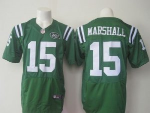 Nike New York Jets #15 Brandon Marshall Green Stitched Rush Jerseys(Elite)