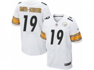 Mens Nike Pittsburgh Steelers #19 JuJu Smith-Schuster Elite White NFL Jersey