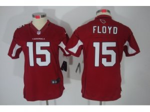 Nike women nfl arizona cardinals #15 floyd red jerseys