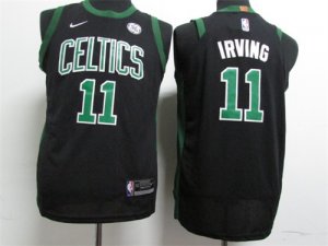 Celtics #11 Kyrie Irving Black Youth Nike Authentic Jersey