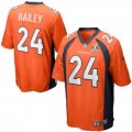 2014 Super Bowl XLVIII Denver Broncos #24 Champ Bailey Orange game Jersey
