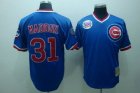 mlb chicago cubs #31 maddux m&n blue