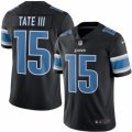 Mens Nike Detroit Lions #15 Golden Tate III Limited Black Rush NFL Jersey