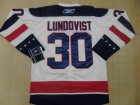 nhl new york rangers #30 lundovist white(2012 winter classic)