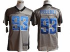 Nike NFL Indianapolis Colts #93 Dwight Freeney Grey Jerseys(Shadow Elite)