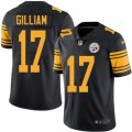 Mens Nike Pittsburgh Steelers #17 Joe Gilliam Limited Black Rush NFL Jersey