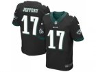 Nike Philadelphia Eagles #17 Alshon Jeffery Black Alternate Mens Stitched NFL New Elite Jersey