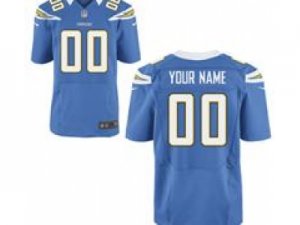 Men\'s Nike San Diego Chargers Customized Elite Alternate Jerseys