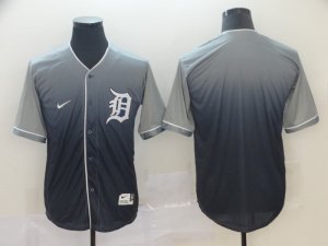 Tigers Blank Gray Drift Fashion Jersey