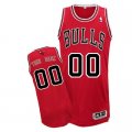 Customized Chicago Bulls Jersey Revolution 30 Red Road Basketball
