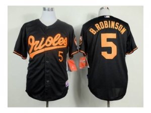 mlb jerseys baltimore orioles #5 b.robinson black