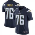 Nike Chargers #76 Russell Okung Navy Vapor Untouchable Limited Jersey
