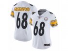Women Nike Pittsburgh Steelers #68 L.C. Greenwood Vapor Untouchable Limited White NFL Jersey