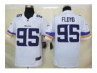 Nike NFL Minnesota Vikings #95 Sharrif Floyd white Jerseys[Limited]