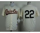 mlb jerseys baltimore orioles #22 palmer cream[1954 m&n]