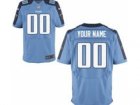 Men's Nike Tennessee Titans Customized Elite Team Color Jerseys