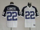 nfl dallas cowboys #22 e.smith thanksgiving white