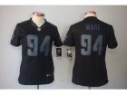 Nike Women Dallas cowboys #94 DeMarcus Ware black jerseys[impact limited]