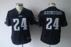 women nfl philadelphia eagles #24 asomugha black[2011]