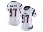 Women Nike New England Patriots #97 Alan Branch Vapor Untouchable Limited White NFL Jersey