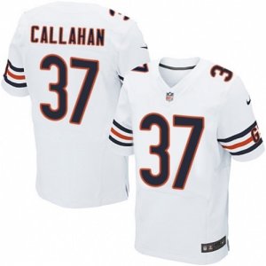 Mens Nike Chicago Bears #37 Bryce Callahan Elite White NFL Jersey