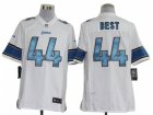 Nike NFL Detroit Lions #44 Jahvid Best White Game Jerseys