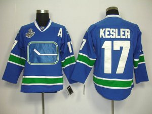 2011 Stanley Cup Vancouver Canucks #17 kesler blue[3rd]