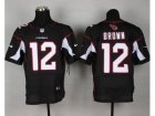 Nike Arizona Cardinals #12 John Brown black jerseys[Elite]