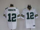 nfl green bay packers #12 rodgers white