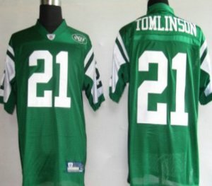 nfl new york jets #21 tomlinson green[kids]