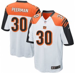 Men\'s Nike Cincinnati Bengals #30 Cedric Peerman Game White NFL Jersey