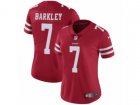 Women Nike San Francisco 49ers #7 Matt Barkley Vapor Untouchable Limited Red Team Color NFL Jersey