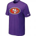 Nike San Francisco 49ers Sideline Legend Authentic Logo Dri-FIT T-Shirt Purple