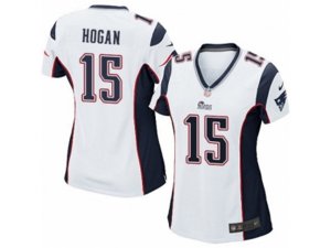 Women Nike New England Patriots #15 Chris Hogan Game White NFL Jersey