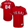 2016 Men Texas Rangers Prince Fielder Majestic Scarlet Flexbase Authentic Collection Player Je
