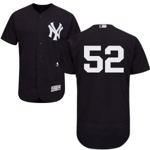 2016 Men\'s New York Yankees#52 C.C. Sabathia Majestic Navy Flexbase Authentic Collection Player Jersey