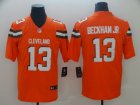 Nike Browns #13 Odell Beckham Jr Orange Vapor Untouchable Limited Jersey