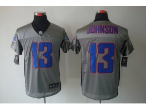 Nike NFL Buffalo Bills #13 Steve Johnson Grey Jerseys[Shadow Elite]