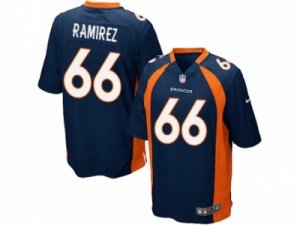 nike Denver Broncos #66 Manny Ramirez navy blue Jerseys(Game)