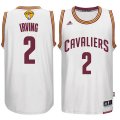 Cavaliers #2 Kyrie Irvin White 2017 NBA Finals Swingman Jersey