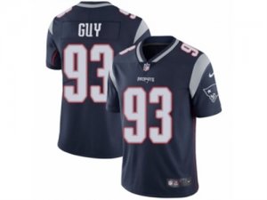 Mens Nike New England Patriots #93 Lawrence Guy Vapor Untouchable Limited Navy Blue Team Color NFL Jersey