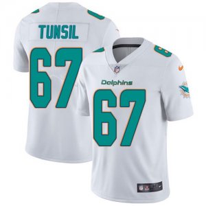 Nike Dolphins #67 Laremy Tunsil White Vapor Untouchable Limited Jersey