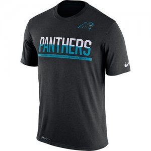 Mens Carolina Panthers Nike Practice Legend Performance T-Shirt Black